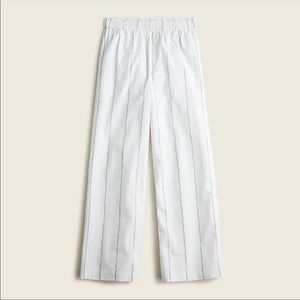 NWT Jcrew wide leg pajama pants in “Terrace Stripe”